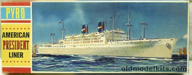 Pyro 1/547 American President Liner President Wilson or Cleveland, B279-200 plastic model kit